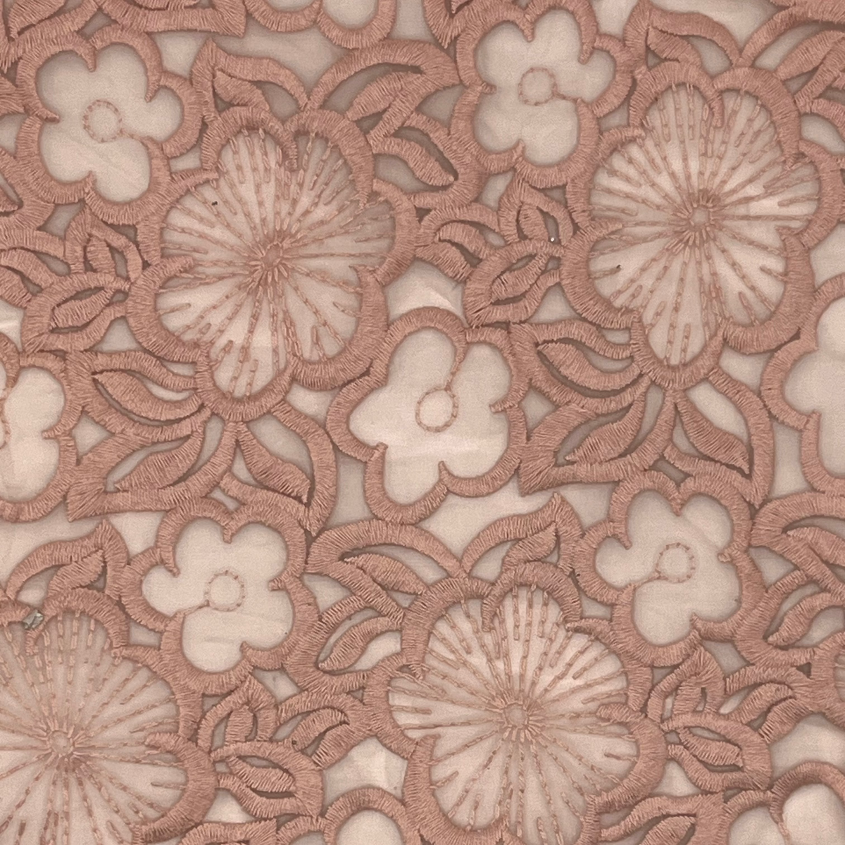 Organza Bordada Floral