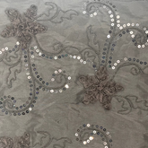 Tafeta Borda 3D Gliter